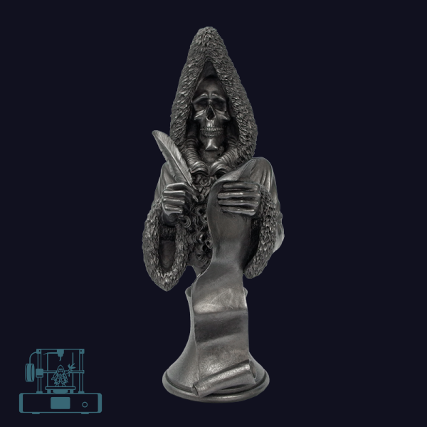 Discworld Hog Death Bust METALIZED (1)