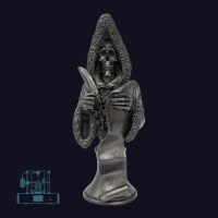Discworld Hog Death Bust METALIZED (1)