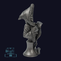 Discworld Hog Death Bust METALIZED (1)