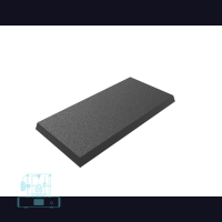 Rectangle 30x60mm Bases with magnet slot (10)