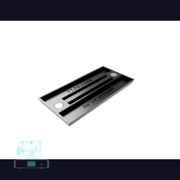 Rectangle 30x60mm Bases with magnet slot (10)