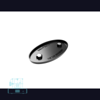 Oval 60x35mm Bases with magnet slots (6)