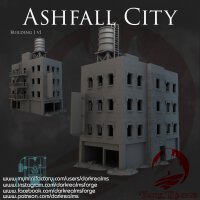 Ashfall City - Gebäude 1 - (Version A with rubble)