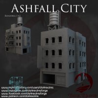 Ashfall City - Gebäude 1 - (Version B w/o rubble)