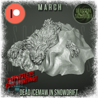 Dead Icemaw in Snowdrift (Shatterpoint)