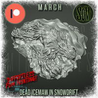 Dead Icemaw in Snowdrift (Shatterpoint)