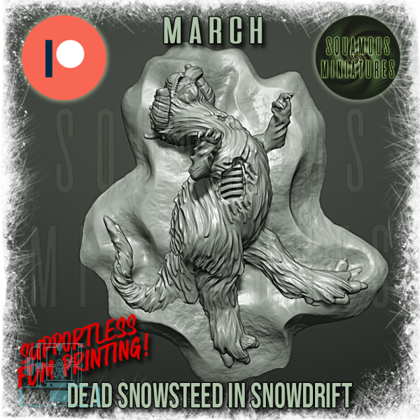 Dead Snowsteed in Snowdrift (Shatterpoint)