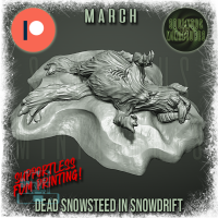 Dead Snowsteed in Snowdrift (Shatterpoint)