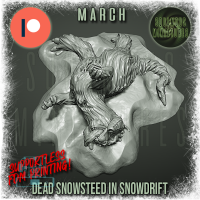 Dead Snowsteed in Snowdrift (Shatterpoint)