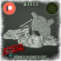 Downed Quadmech Leg (Shatterpoint)