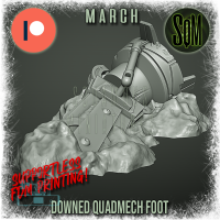 Downed Quadmech Leg (Shatterpoint)