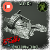 Downed Quadmech Leg (Shatterpoint)