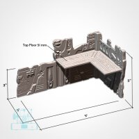Faltbares Gelände (40k) - Eldar Style - Set 1 (klein)