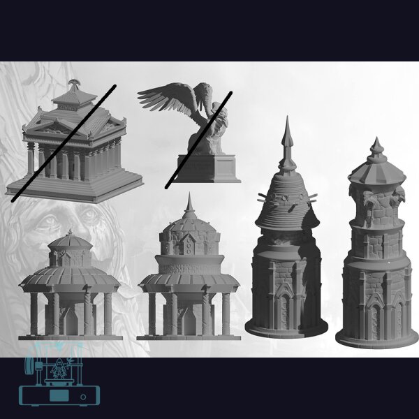 Battlefields of Eä: Old Dominion - Bundle 1: Temples and Towers