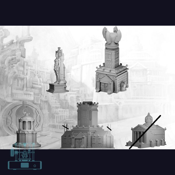 Battlefields of Eä: The City States  - Bundle 1: City-Set