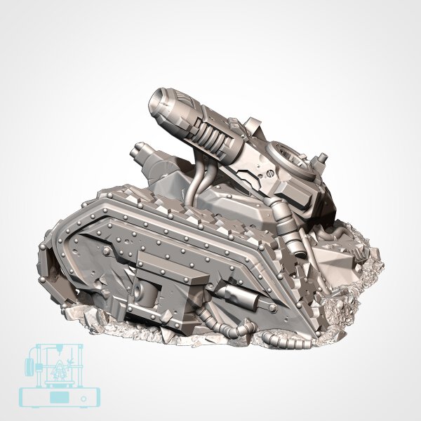 Destroyed Tanks - Tank Wreck 04 Leman Russ