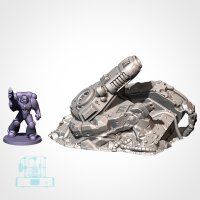 Destroyed Tanks - Tank Wreck 04 Leman Russ