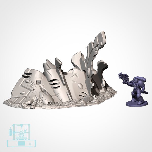 Xenos Crashed Ships - Crashed Ship 06