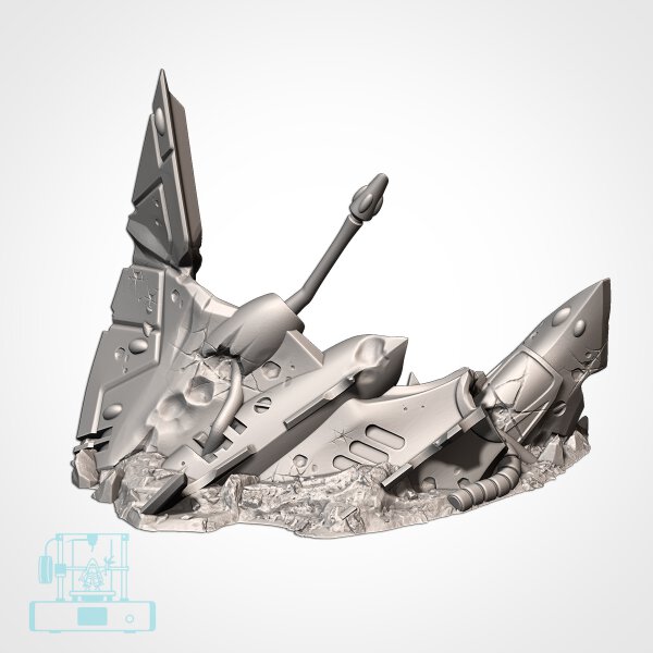 Xenos Crashed Ships - Crashed Ship 07