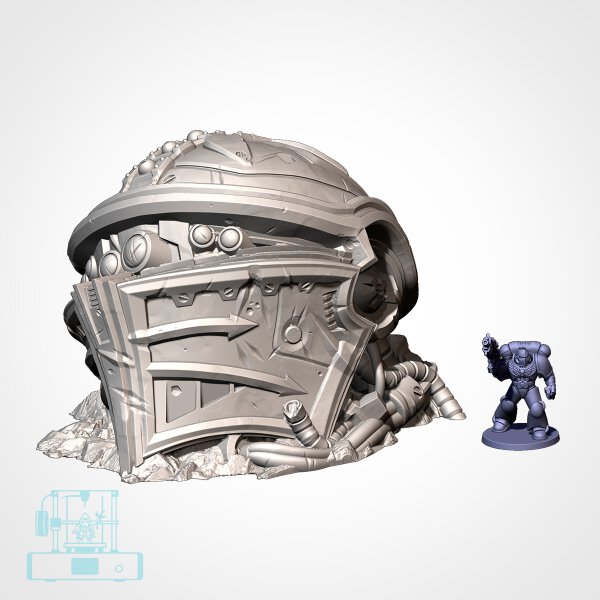 Mega Titan Destroyed - Head