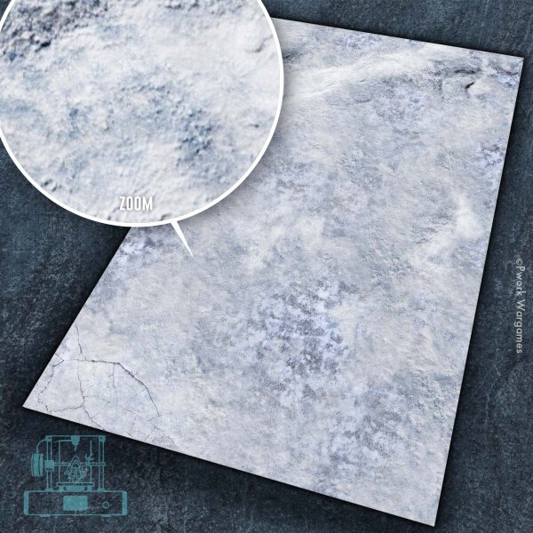 Spielmatte: Frosty Plain- 4x6 - Neopren