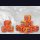 Orange Marbled Dice  - Weaver Courts