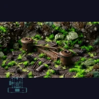 Spaceship Corridor Basing Bits