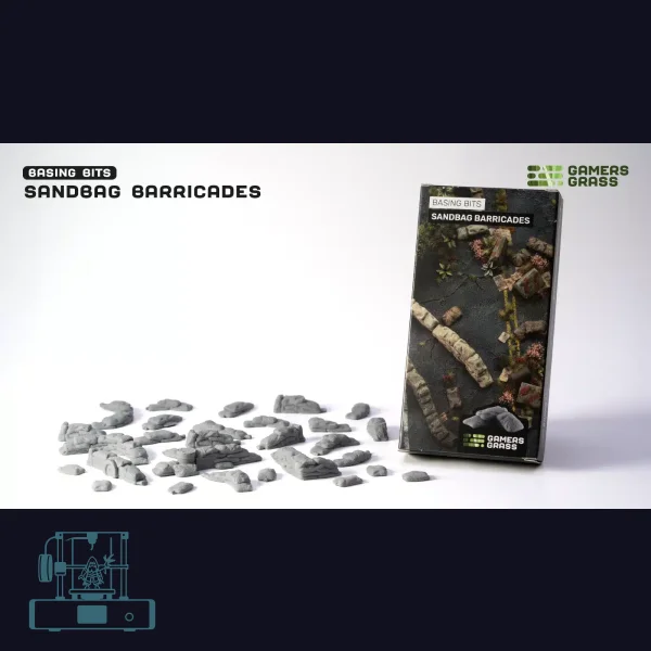 Sandbag Barricades Basing Bits