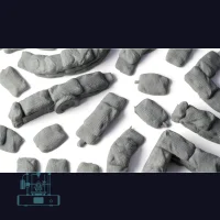 Sandbag Barricades Basing Bits