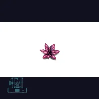 Alien Rosette Laser Plant