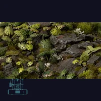 Monstera Laser Plant