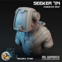 Seeker 714 - Cyberpunk Character Bust
