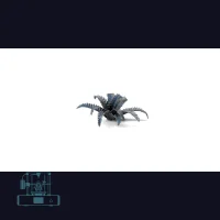 Alien Fern Laser Plant