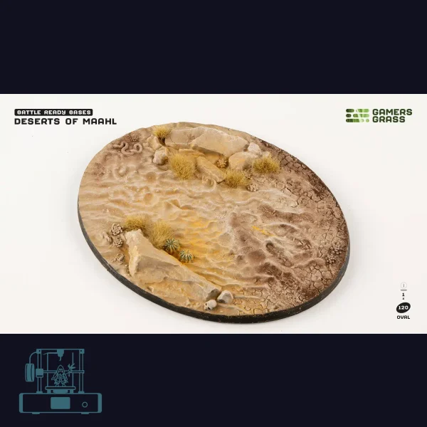 Deserts of Maahl Bases, Oval 120mm (x1)