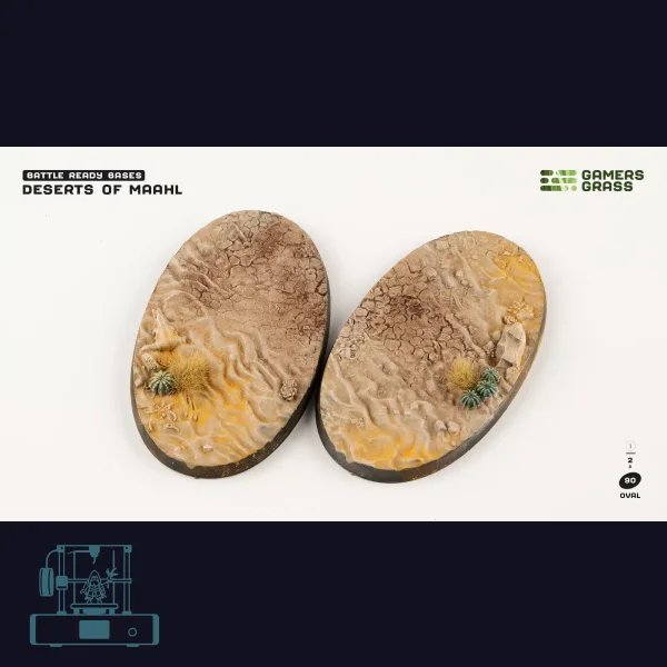 Deserts of Maahl Bases, Oval 90mm (x2)