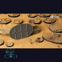 Deserts of Maahl Bases, Oval 90mm (x2)