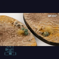 Deserts of Maahl Bases, Oval 90mm (x2)