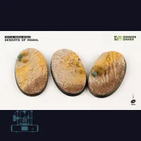 Deserts of Maahl Bases, Oval 75mm (x3)