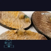 Deserts of Maahl Bases, Oval 75mm (x3)