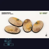 Deserts of Maahl Bases, Oval 60mm (x4)