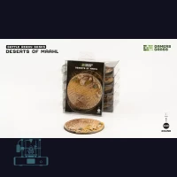 Deserts of Maahl Bases, Round 100mm (x1)