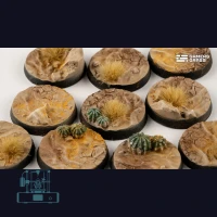 Deserts of Maahl Bases, Round 25mm (x10)