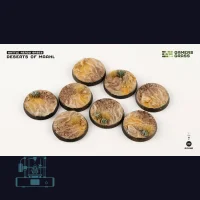 Deserts of Maahl Bases, Round 32mm (x8)