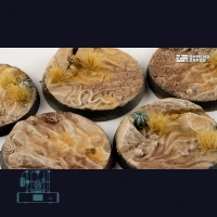 Deserts of Maahl Bases, Round 40mm (x5)