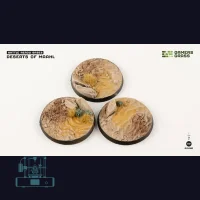 Deserts of Maahl Bases, Round 50mm (x3)