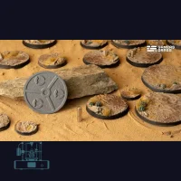 Deserts of Maahl Bases, Round 50mm (x3)