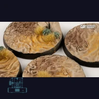 Deserts of Maahl Bases, Round 50mm (x3)