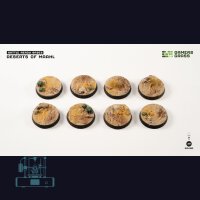 Deserts of Maahl Bases, Round 28mm (x8)