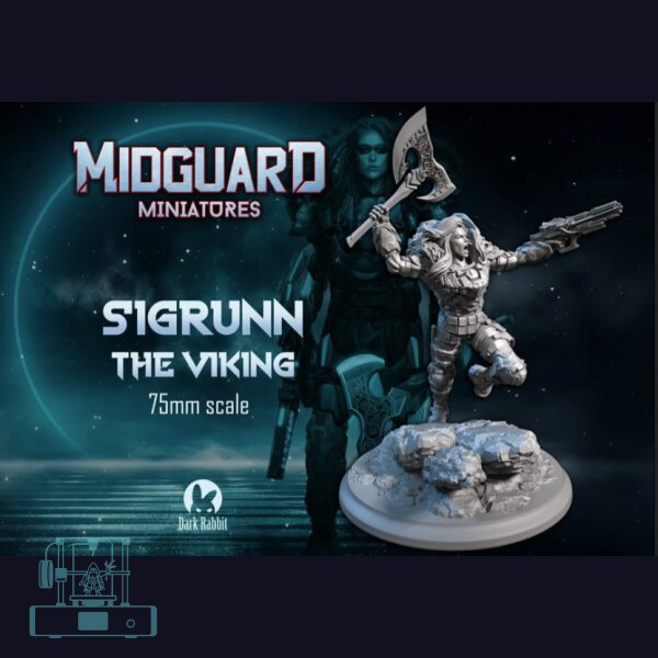 Sigrunn The Viking (75mm scale)