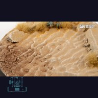 Deserts of Maahl Bases, Round 90mm (x1)